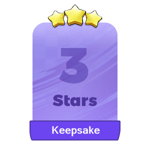 MMOJUGG Monopoly Go Keepsake 3 Stars-S6-9 Details View of Item Function and Use